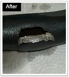 After Thin-Walled Titanium Tube Test